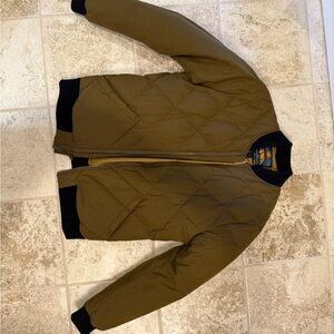 Eddie Bauer Olive Quilted Jacket